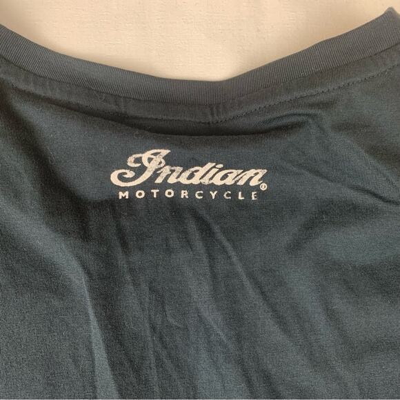 Indian Motorcycle mens 3x new chief headdress short sleeve Black Graphic Tee - Picture 13 of 13